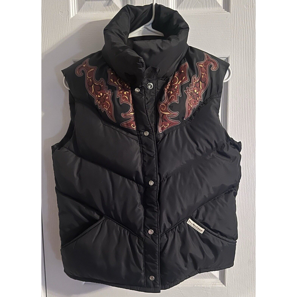 VTG Brandon Colorado William Barry Vest Mens Medium Down Puffer Vest Western